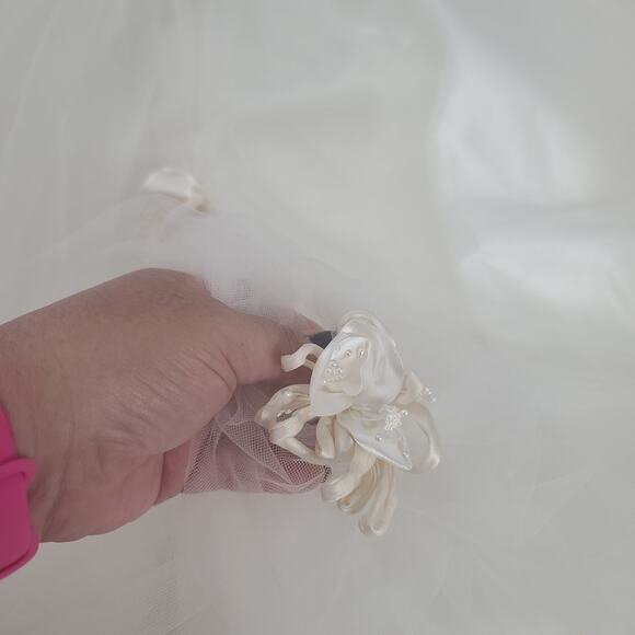 Cache Vintage Beaded Fairy Whimsical Prom Wedding dress Ivory Size 4 ren Faire - Picture 15 of 16